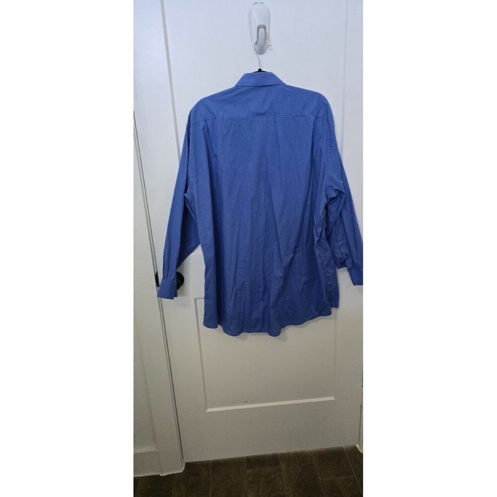 J.Ferrar Slim Fit Mens Button-Up XXL Blue Dress Shirt - Picture 2 of 3